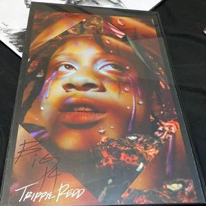Autographed trippie poster